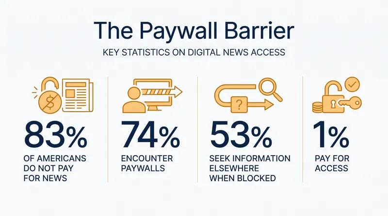 How readers respond when encountering digital news paywalls.