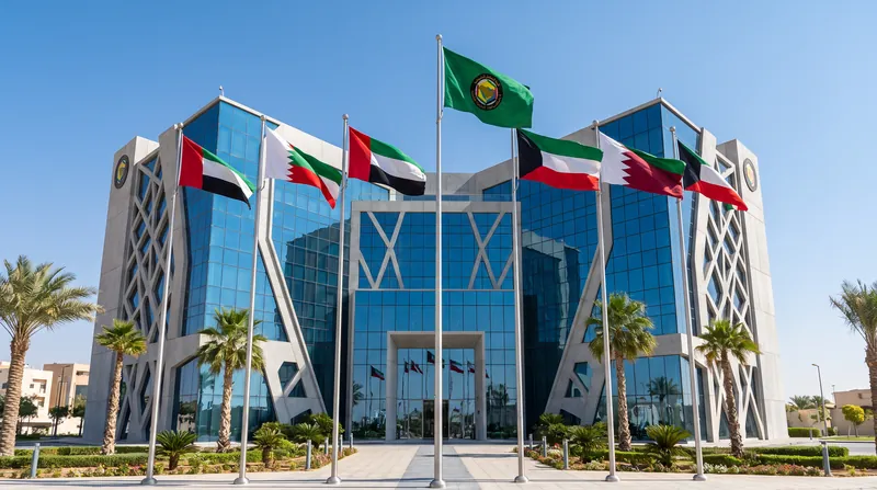 The GCC headquarters in Riyadh, where the bloc's administrative functions are centralized despite the decentralized nature of its voting structure.