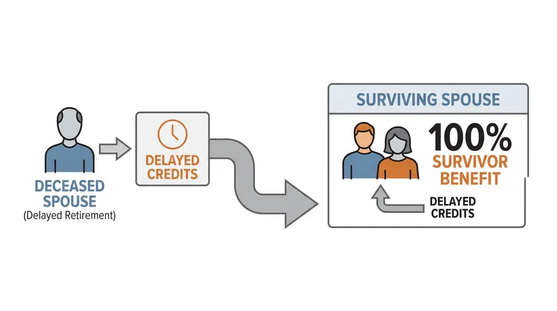 Surviving spouses inherit 100% of the maximized benefit if the primary earner delayed claiming until age 70.
