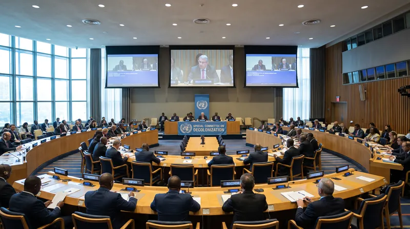 The UN Special Committee on Decolonization regularly hears arguments from both sides of the dispute.