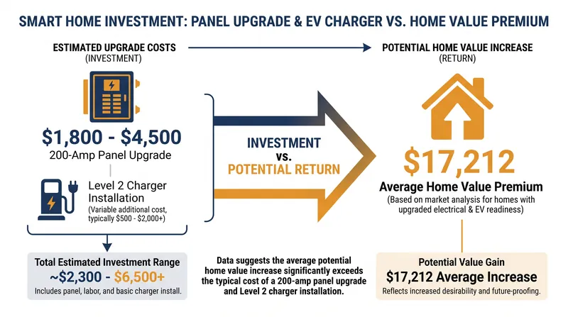 The capital cost of electrical upgrades is typically eclipsed by the resulting increase in property value.