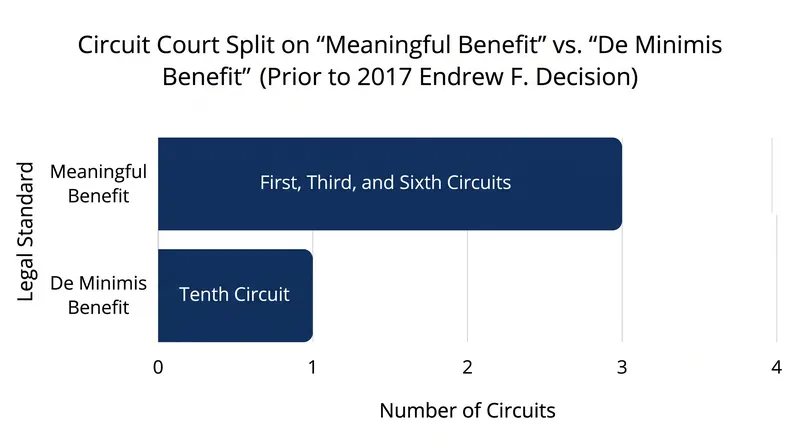 Before the Supreme Court intervened, a student's right to a rigorous special education depended heavily on which federal circuit they lived in.