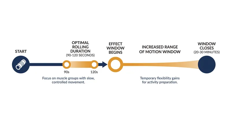 The neurological response to foam rolling occurs rapidly but offers a temporary window of increased mobility.