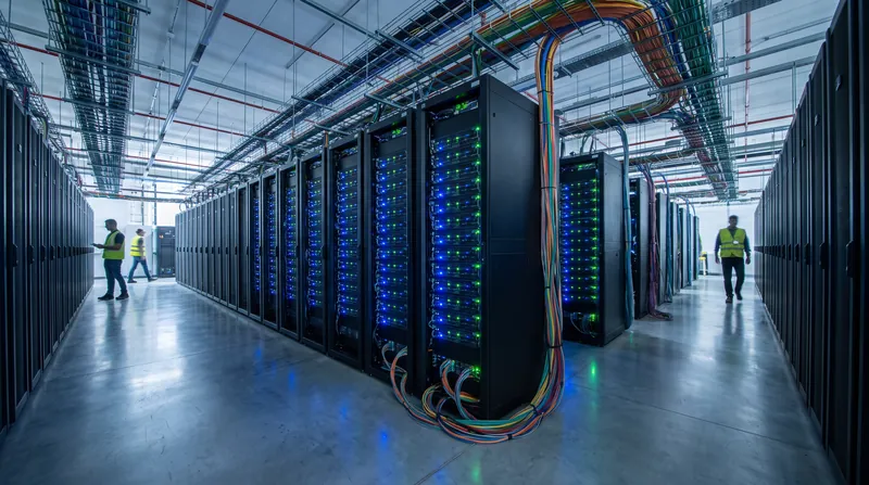 The computational infrastructure required to train and run frontier models continues to scale rapidly.