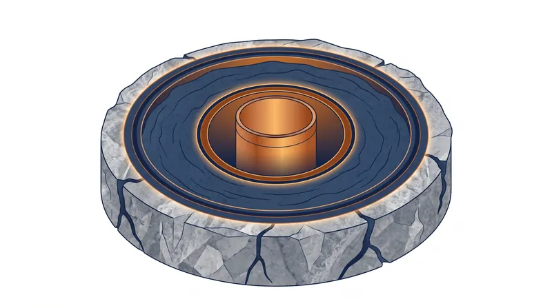 Deep geological disposal relies on a multi-barrier system of engineered canisters and natural bedrock to isolate waste.