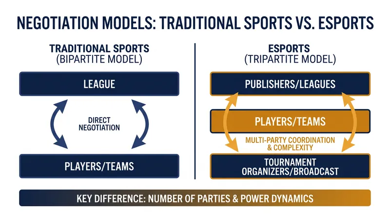 The legal framework of esports prevents standard competitive balancing mechanisms like salary caps.