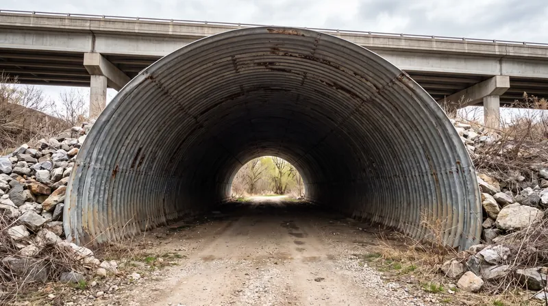 Underpasses offer a cost-effective alternative for species that prefer sheltered, enclosed routes.