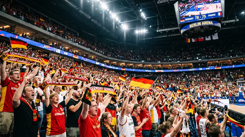 The 6,227 fans at the Berlin Arena provided a massive emotional lift for the host nation.