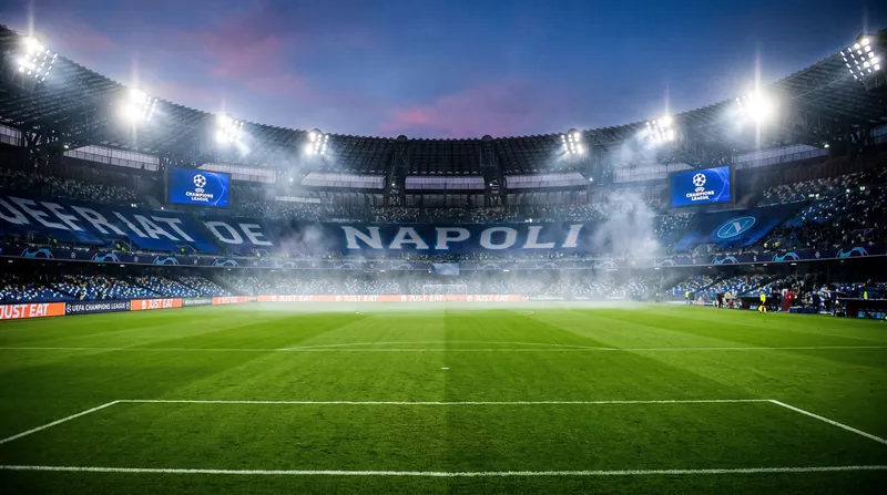 The Stadio Diego Armando Maradona hosts a crucial Champions League opener between Napoli and Arsenal.