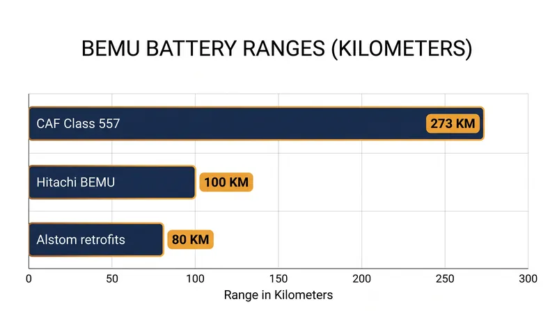 Recent tests have demonstrated battery ranges far exceeding the typical requirements for regional commuter routes.
