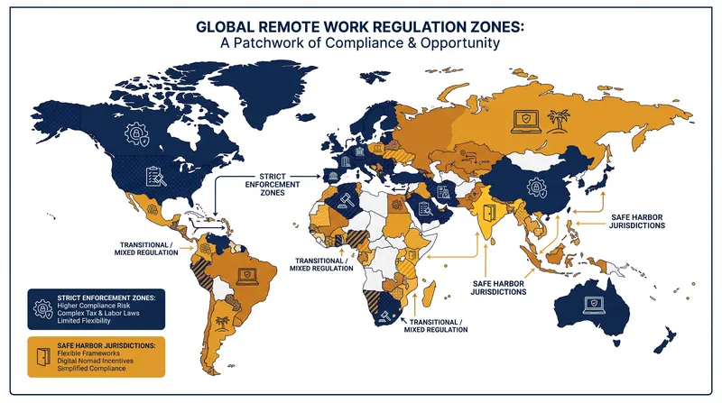 Enforcement of permanent establishment rules remains inconsistent across OECD member nations.