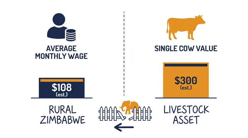 For a rural household, losing a single cow to a predator erases nearly a quarter of their annual income.