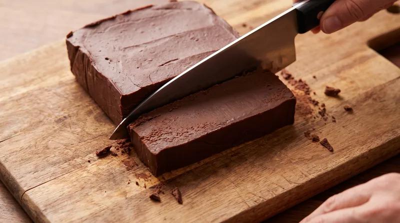 When cooled to 110°F before stirring, the sucrose forms millions of microscopic crystals, resulting in a silky texture.