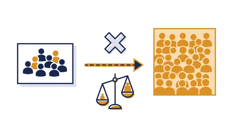 Pollsters apply demographic weighting to ensure underrepresented groups count for their true population share.