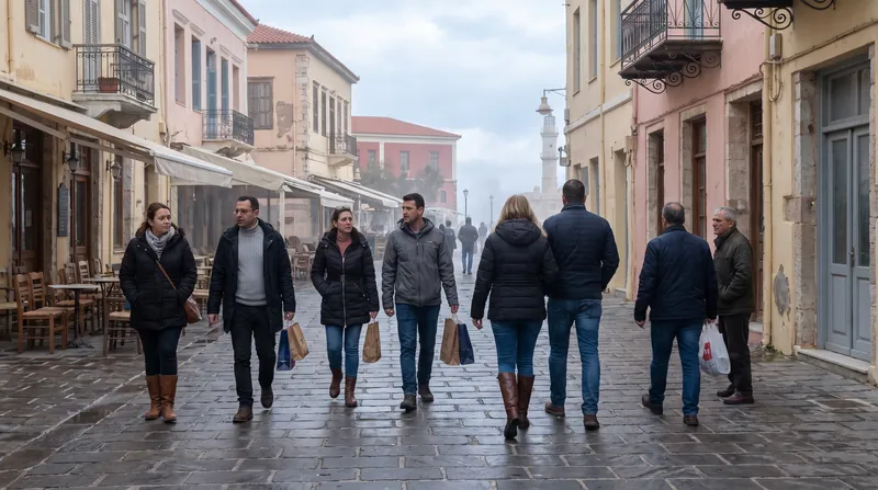 Larger islands like Crete maintain a vibrant local economy and open attractions throughout the winter.
