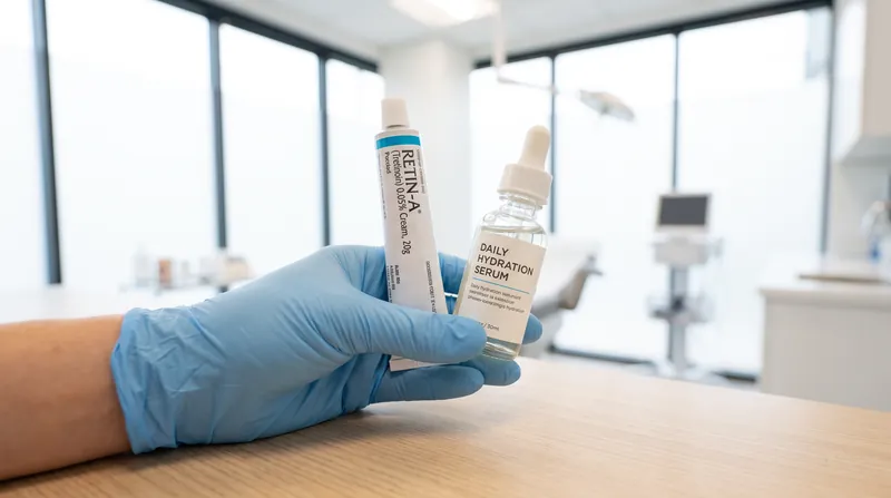 Prescription tretinoin delivers pure retinoic acid directly to the skin, bypassing the conversion process entirely.