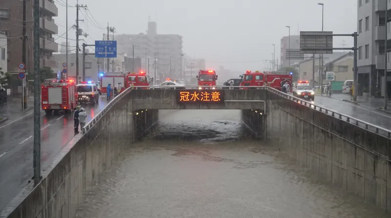 The stationary rain front caused severe flooding and fatal incidents in mainland prefectures north of Tokyo.