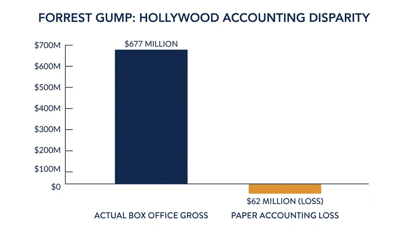 Despite earning $677 million globally, Forrest Gump recorded a $62 million loss on paper.