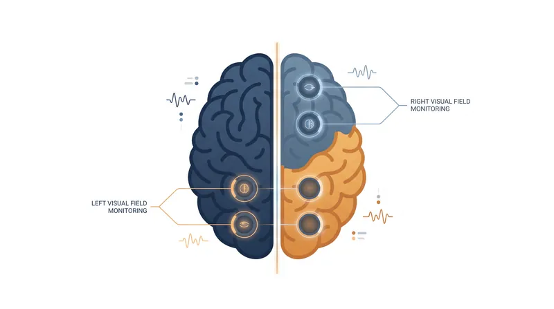 The 2+2 constraint: The global limit of four items is the sum of two separate, maxed-out cortical buffers.