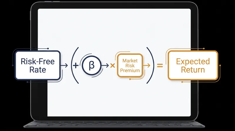 Beta acts as a direct multiplier on the market risk premium.