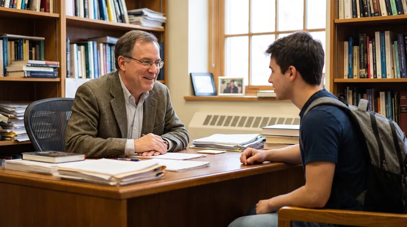 Understanding that office hours are for building faculty relationships, rather than just remedial help, is a key component of the hidden curriculum.