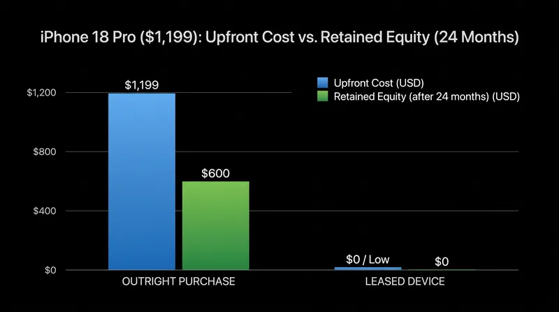 Buyers who finance outright retain an asset worth $400 to $600 on the secondary market.
