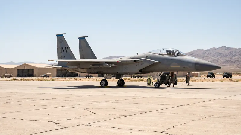 Multiple U.S. F-15s and A-10s sustained damage during the missile barrage.