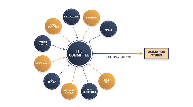The traditional committee system pools capital from multiple sectors to fund production.