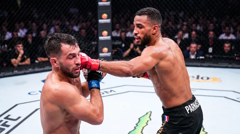 Salahdine Parnasse debuted at No. 9 in the lightweight rankings after finishing Dan Hooker in Paris.