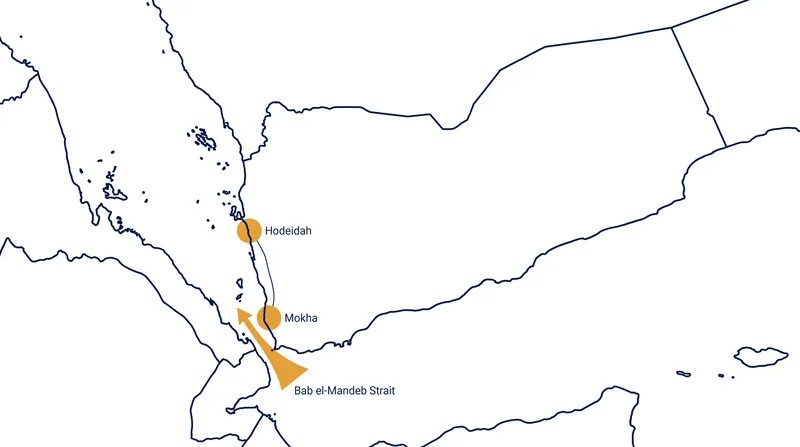 Houthi territorial control now extends further south along the Red Sea coast.