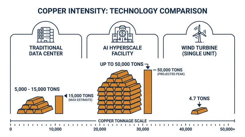 AI workloads require significantly more conductive infrastructure than legacy IT environments.