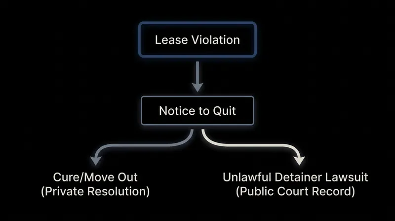 The Notice to Quit period is the final window to resolve a dispute before it enters the public court system.