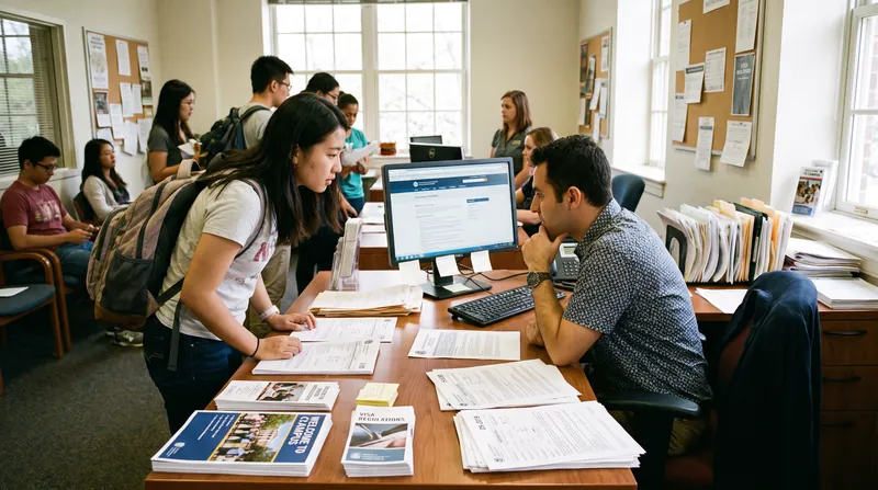 University compliance offices are rushing to prepare students for the new extension filing requirements and tax implications.