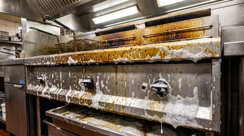 Highly alkaline solutions are required to trigger saponification, the process that turns baked-on grease into water-soluble soap.