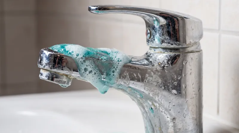 Acidic cleaners dissolve alkaline mineral deposits like hard water scale, but can damage chrome if left to dwell too long.