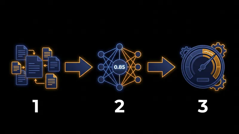 The Reinforcement Learning from Human Feedback (RLHF) pipeline relies on a secondary Reward Model to score outputs.