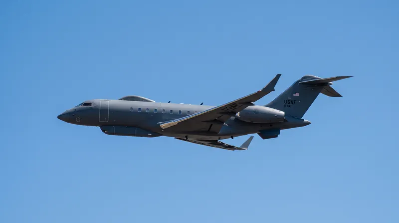 The U.S. military utilizes Bombardier airframes for several key intelligence and communications programs, including the E-11A.