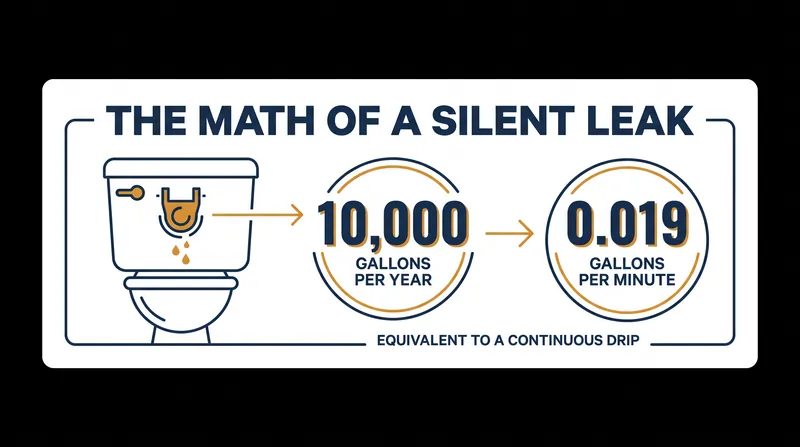 A standard household leak produces a flow rate that point-of-use sensors miss, but ultrasonic valves can detect.