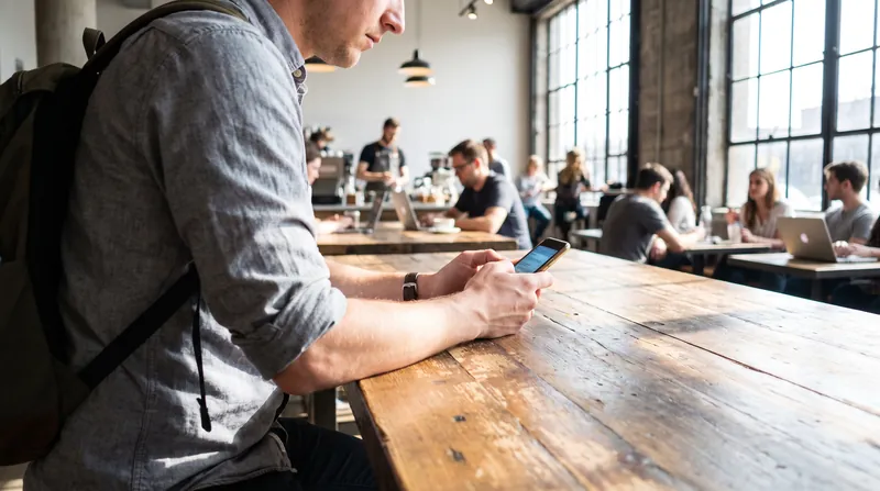Public spaces like coffee shops and airports are the exact environments where MAC randomization is necessary to prevent tracking.
