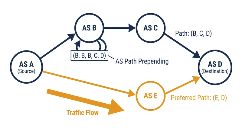 Network engineers use AS Path Prepending to manipulate inbound traffic flows.
