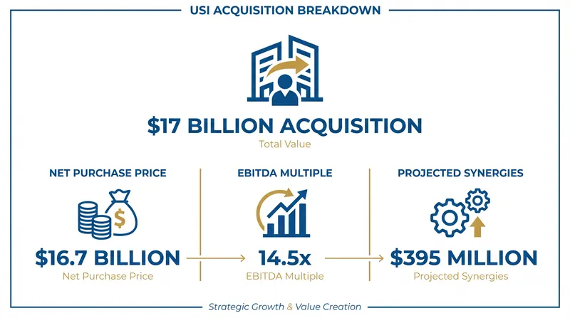 The financial mechanics behind Aon's $17 billion all-cash purchase.