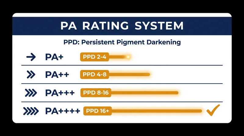 The PA system translates the numeric PPD score into a scannable scale of plus signs.