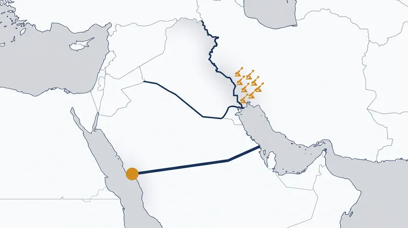 The drone launch site was positioned near the Iranian border to target Saudi Arabia's East-West pipeline.