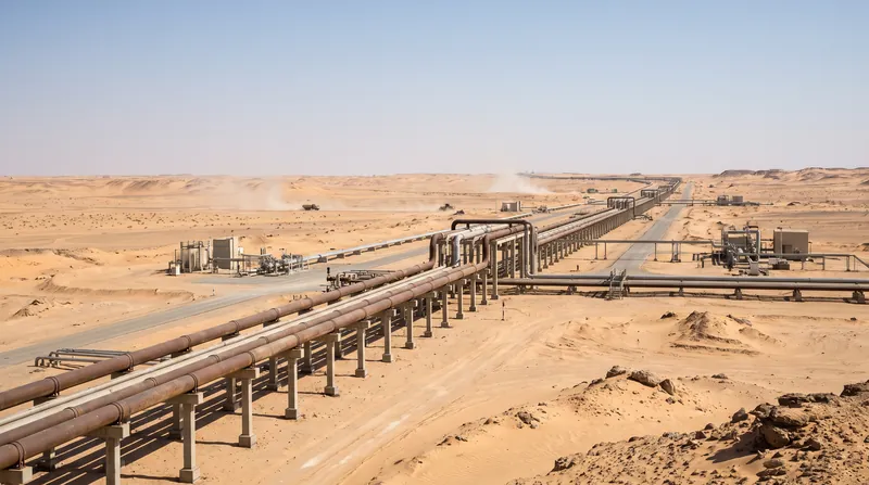 The targeted East-West pipeline carries crude oil to the Red Sea, bypassing the Strait of Hormuz.