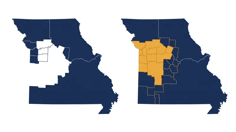The 2025 redistricting plan sought to dismantle the Kansas City-based 5th Congressional District, dispersing its voters into neighboring rural areas.