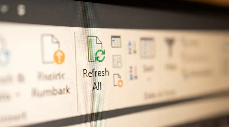 Once a query is built, updating a report requires only a single click.