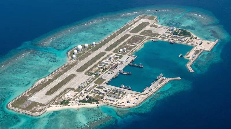 Despite the tribunal ruling that Mischief Reef is a low-tide elevation generating no maritime zones, China has transformed it into a heavily fortified military outpost.