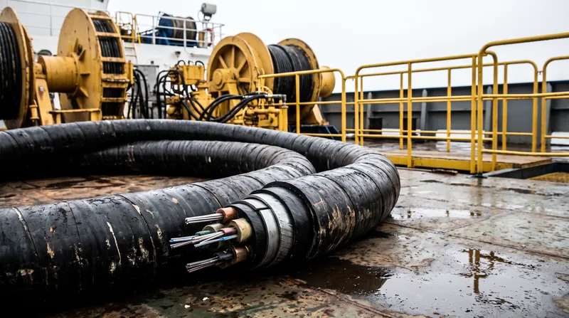 Subsea fiber-optic cables carry the vast majority of global internet traffic and are highly vulnerable to physical sabotage.