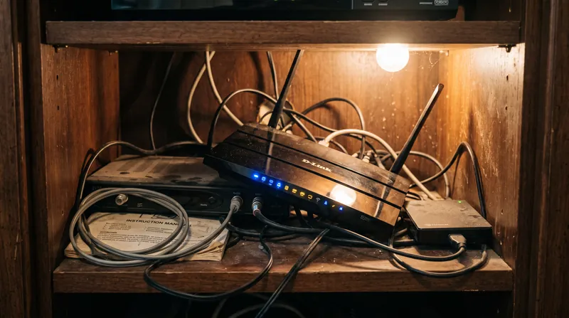 Beyond blocking signals, unventilated cabinets trap heat, causing router processors to thermally throttle and slow down.