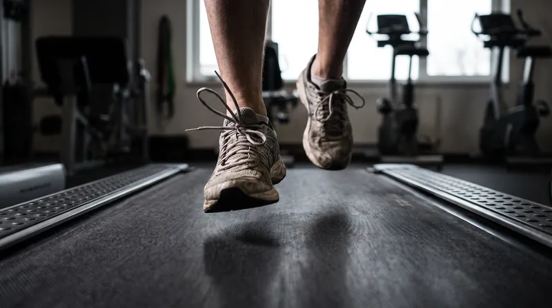 The 'flight phase' of a running stride creates a vertical oscillation that walking lacks.